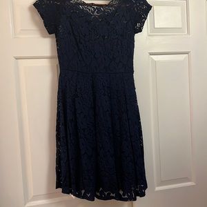 Lacy blue dress sz S